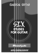 Seis etudes para violão guitarra clássico